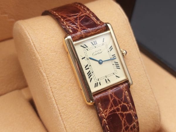 Cartier Tank Vermeil Ref. 590005 1996 (Full Set) - Image 3