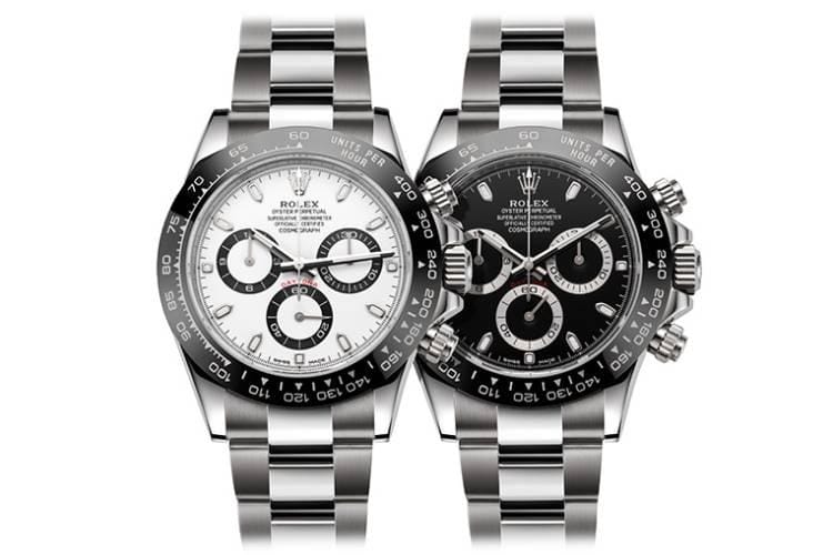 rolex daytona 116500LN white vs black