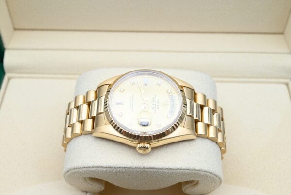 Rolex Day-Date Ref. 18238 Year 1992 (Box & Papers) - Afbeelding 4