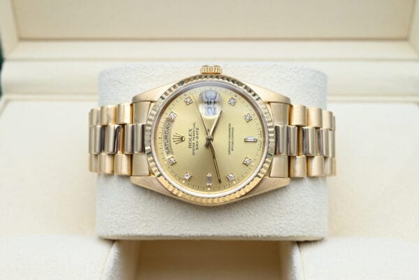 Rolex Day-Date Ref. 18238 Year 1992 (Box & Papers) - Afbeelding 5