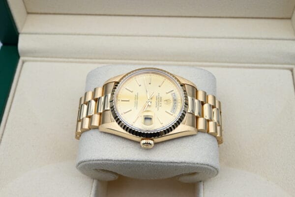 Rolex Day-Date Ref. 18238 Year 1993 (Box & Papers) - Afbeelding 4