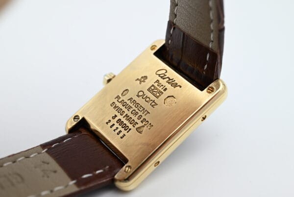 Cartier Tank Ref. 366001 Year 1990s (Box) - immagine 7